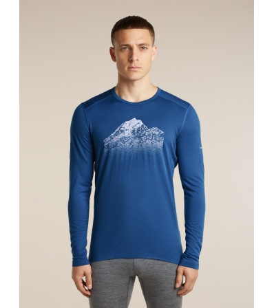 Icebreaker Merino 200 Oasis Long Sleeve Crewe Rising Light M's