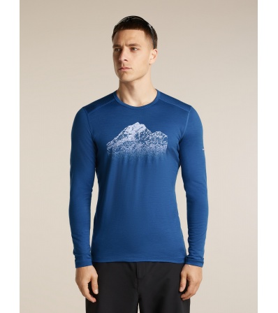 Icebreaker Merino 200 Oasis Long Sleeve Crewe Rising Light M's