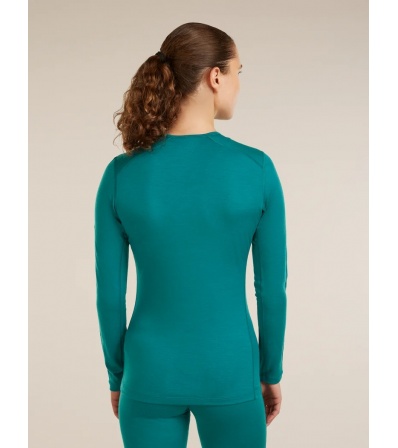 Icebreaker Merino 200 Oasis Long Sleeve Crewe Tidal Teal W's