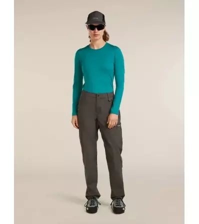 Мерино Блуза Icebreaker Merino 200 Oasis Long Sleeve Crewe Tidal Teal W's