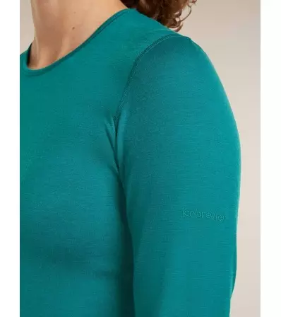 Мерино Блуза Icebreaker Merino 200 Oasis Long Sleeve Crewe Tidal Teal W's