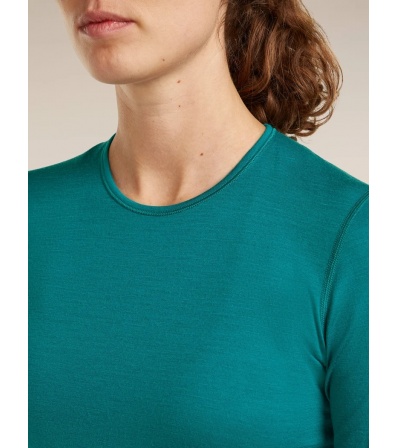 Icebreaker Merino 200 Oasis Long Sleeve Crewe Tidal Teal W's