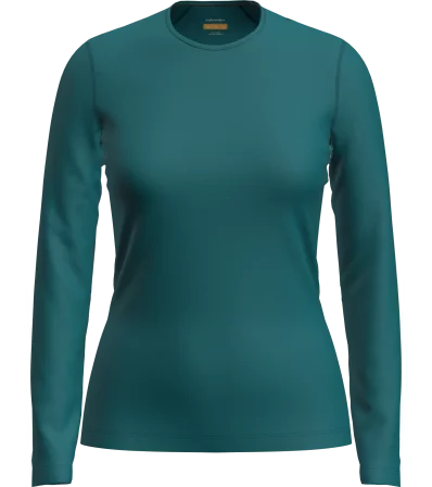 Мерино Блуза Icebreaker Merino 200 Oasis Long Sleeve Crewe Tidal Teal W's