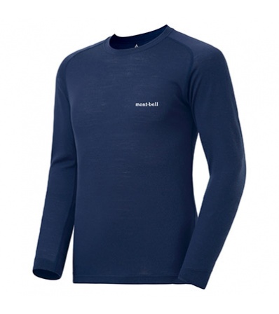 Montbell Super Merino Wool Middle Weight Round Neck Shirt M's Winter 2025