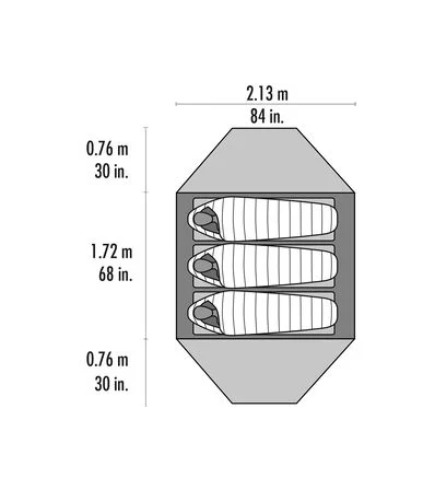 Палатка Cascade Designs Elixir 3 Tent Green