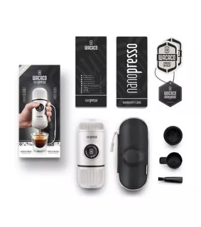 Espresso Machine Wacaco Nanospresso Chill White