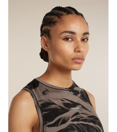 Icebreaker 125 Cool-Lite Merino Blend Speed Tank Motion AOP W's