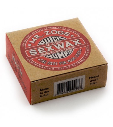 SexWax Quick Humps Surf Wax Eco Box Hard