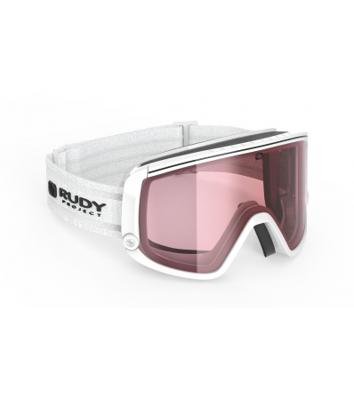 Rudy Spincut Goggles Multylaser White Gloss Kayvon Red Dl