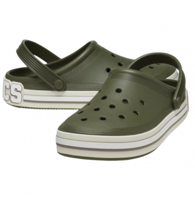 Сандали Crocs Off Court Logo Clog Green Summer 2024