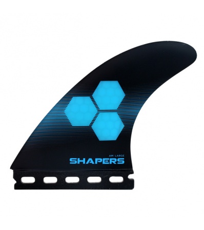 Shapers AM Core-Lite Thruster Fin Set - Large Single Tab