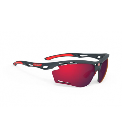 Rudy Propulse Charcoal Matte Multi Laser Red