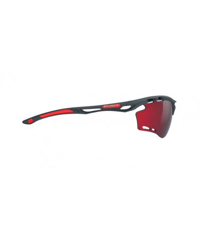 Rudy Propulse Charcoal Matte Multi Laser Red