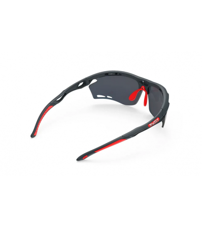 Rudy Propulse Charcoal Matte Multi Laser Red