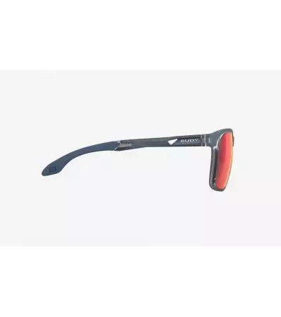Rudy Sunglasses Lightflow A Ice Blue Metal Matte- Multilaser Red