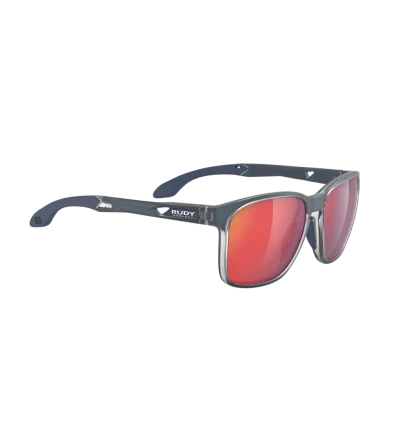 Rudy Sunglasses Lightflow A Ice Blue Metal Matte- Multilaser Red