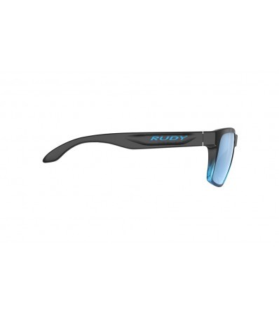 Rudy Sunglasses Spinhawk Multilaser Ice Black Fade Crystal Azur Gloss