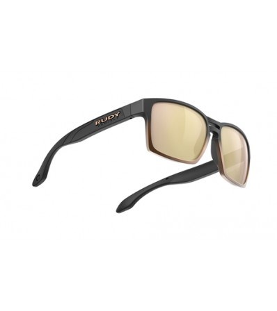 Sunglasses Rudy Spinair 57 Multilaser Gold Black Fade Bronze Matte