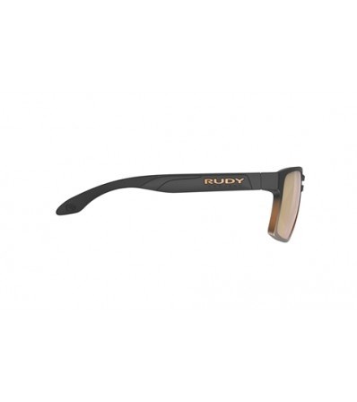 Sunglasses Rudy Spinair 57 Multilaser Gold Black Fade Bronze Matte