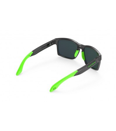 Sunglasses Rudy Spinair 57 Crystal Graphite - Polar 3FX HDR Multilaser Green Lens