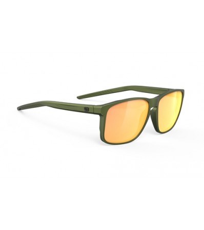 Sunglasses Rudy Overlap RP Multilaser Orange Metal Olive