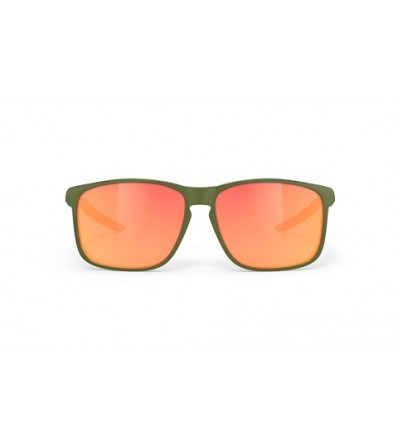 Sunglasses Rudy Overlap RP Multilaser Orange Metal Olive