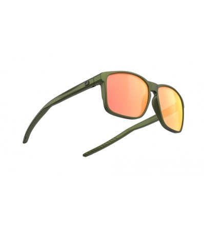 Sunglasses Rudy Overlap RP Multilaser Orange Metal Olive