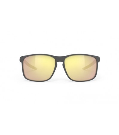 Sunglasses Rudy Overlap Multilaser Gold Charcoal