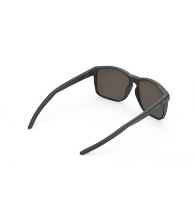 Sunglasses Rudy Overlap Multilaser Gold Charcoal