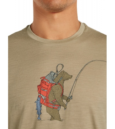 Icebreaker Merino 150 Tech Lite SS Tee Bear Catch M's