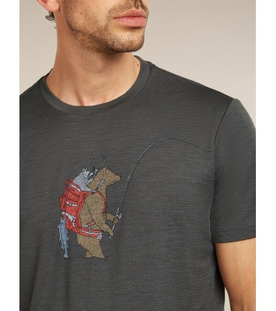 Icebreaker Merino 150 Tech Lite SS Tee Bear Catch M's