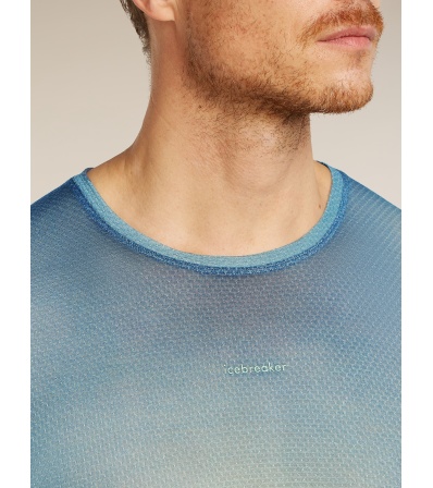 Icebreaker Merino Blend 75 Cool-Lite Featherlight SS Crewe AOP M's