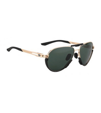 Rudy Sunglasses Skytrail Light Gold Shiny - Green Lens Winter 2021