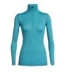 Merino Bluse Icebreaker 200 Oasis LS Half Zip Sky Paths W's
