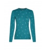 Icebreaker Women's Merino 200 Oasis LS Crewe Thermal Top Ski Day