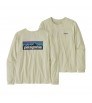 Тениска Patagonia Long-Sleeved P-6 Logo Responsibili-Tee W's