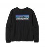 Тениска Patagonia Long-Sleeved P-6 Logo Responsibili-Tee W's