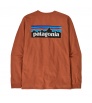 Блуза Patagonia Long-Sleeved P-6 Logo Responsibili-Tee M's Winter 2025