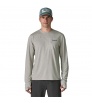 Patagonia Long-Sleeved Capilene Cool Sun Shirt - Fitz Roy Trout 40+ UPF M's