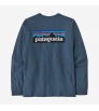 Блуза Patagonia Long-Sleeved P-6 Logo Responsibili-Tee M's Winter 2025