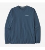 Блуза Patagonia Long-Sleeved P-6 Logo Responsibili-Tee M's Winter 2025