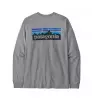 Bluse Patagonia Long-Sleeved P-6 Logo Responsibili-Tee M's