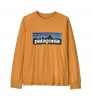 Patagonia Kid's P-6 Logo Long- Sleeved T-Shirt