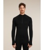 Icebreaker 300 MerinoFine Polar Long Sleeve Half Zip Thermal Top M's
