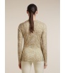 Icebreaker Merino 200 Oasis Long Sleeve Crewe Moss Bloom AOP W's