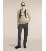Мерино Блуза Icebreaker Merino 200 Oasis Long Sleeve Crewe Moss Bloom AOP W's