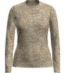 Icebreaker Merino 200 Oasis Long Sleeve Crewe Moss Bloom AOP W's