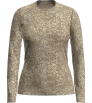 Мерино Блуза Icebreaker Merino 200 Oasis Long Sleeve Crewe Moss Bloom AOP W's