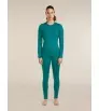 Мерино Блуза Icebreaker Merino 200 Oasis Long Sleeve Crewe Tidal Teal W's