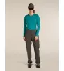 Мерино Блуза Icebreaker Merino 200 Oasis Long Sleeve Crewe Tidal Teal W's